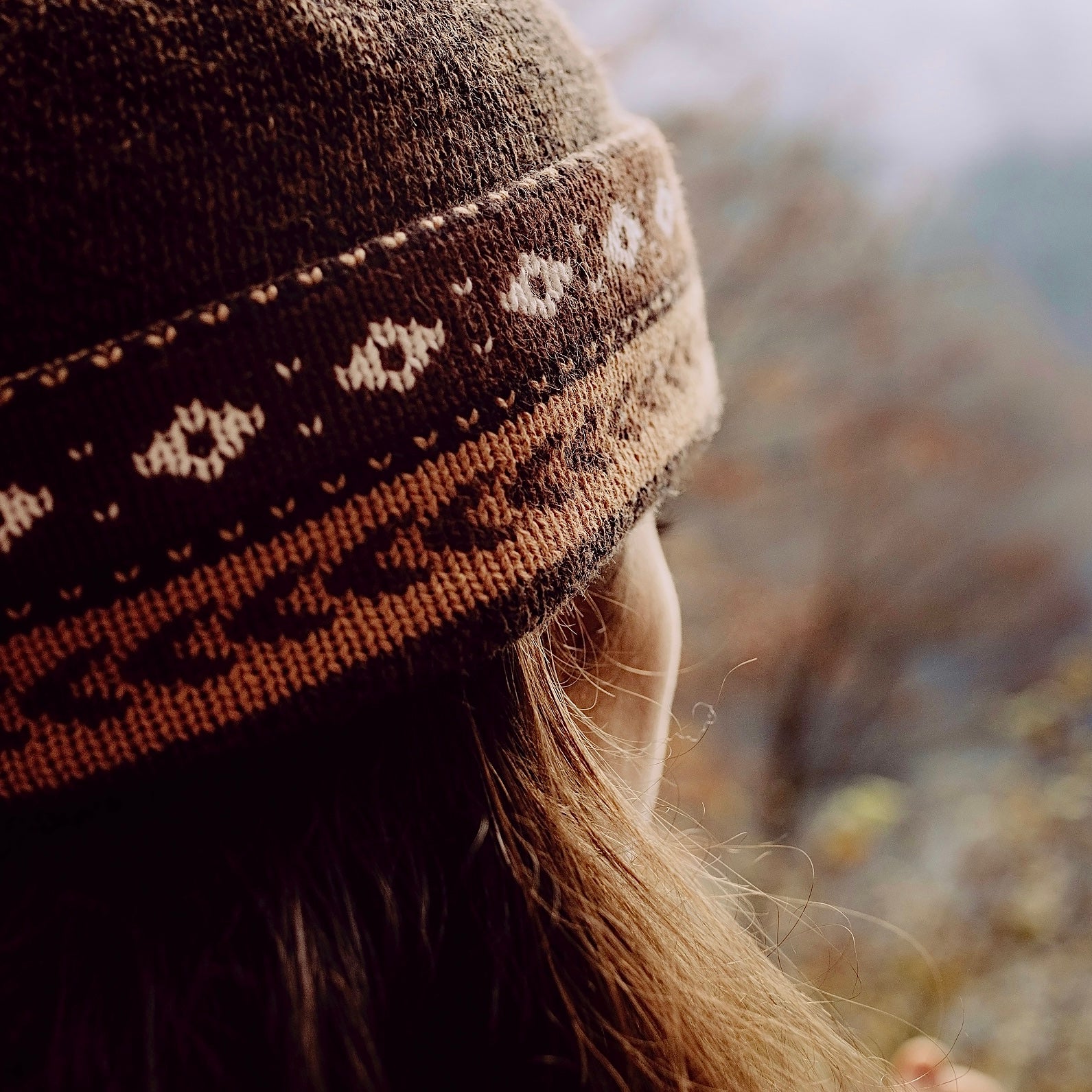 The Woodland - Alpaka Strickmütze Braun - Unisex