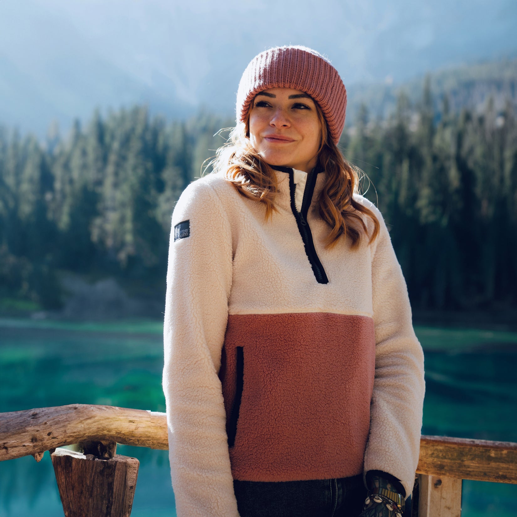 The Alps - Wollmütze Rose - Unisex