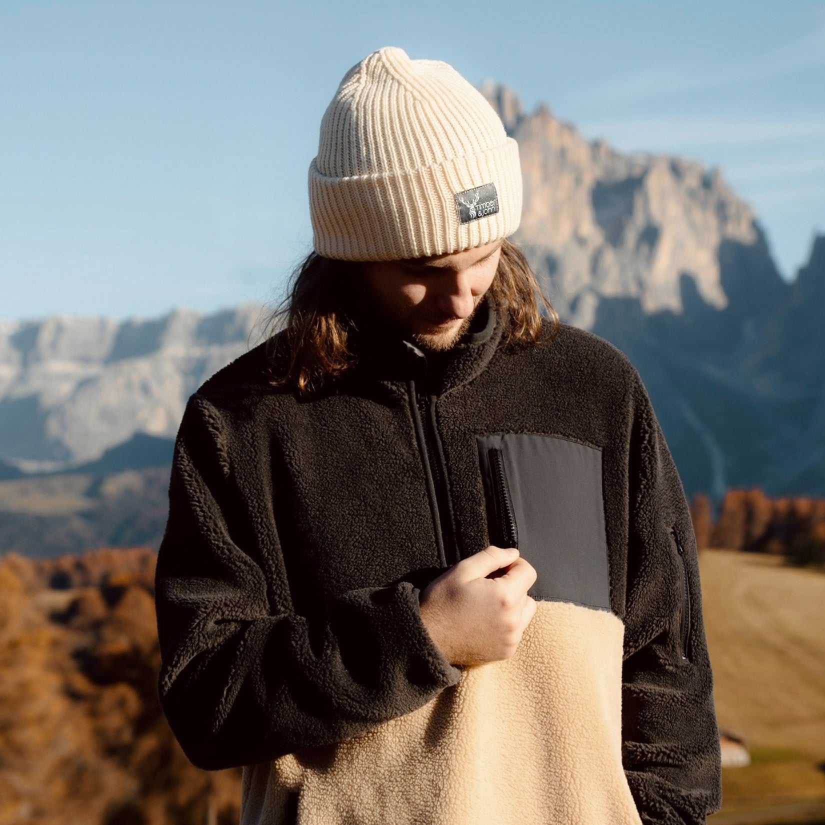 Alperne - uldhatcreme - unisex