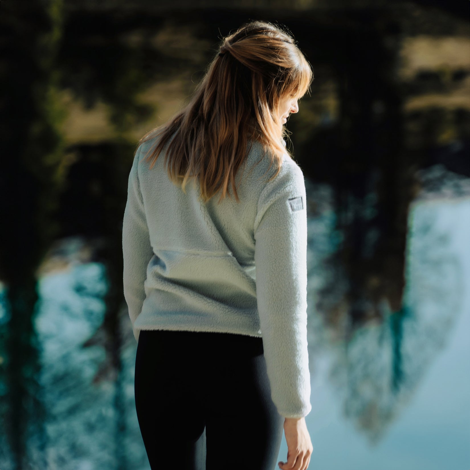 Alperne - fleece jakke mynte - kvinder