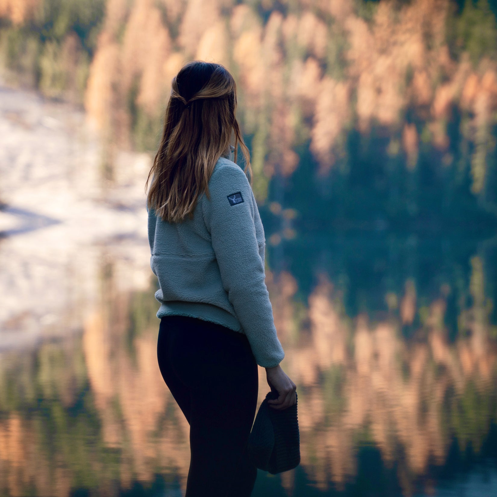 Alperne - fleece jakke mynte - kvinder