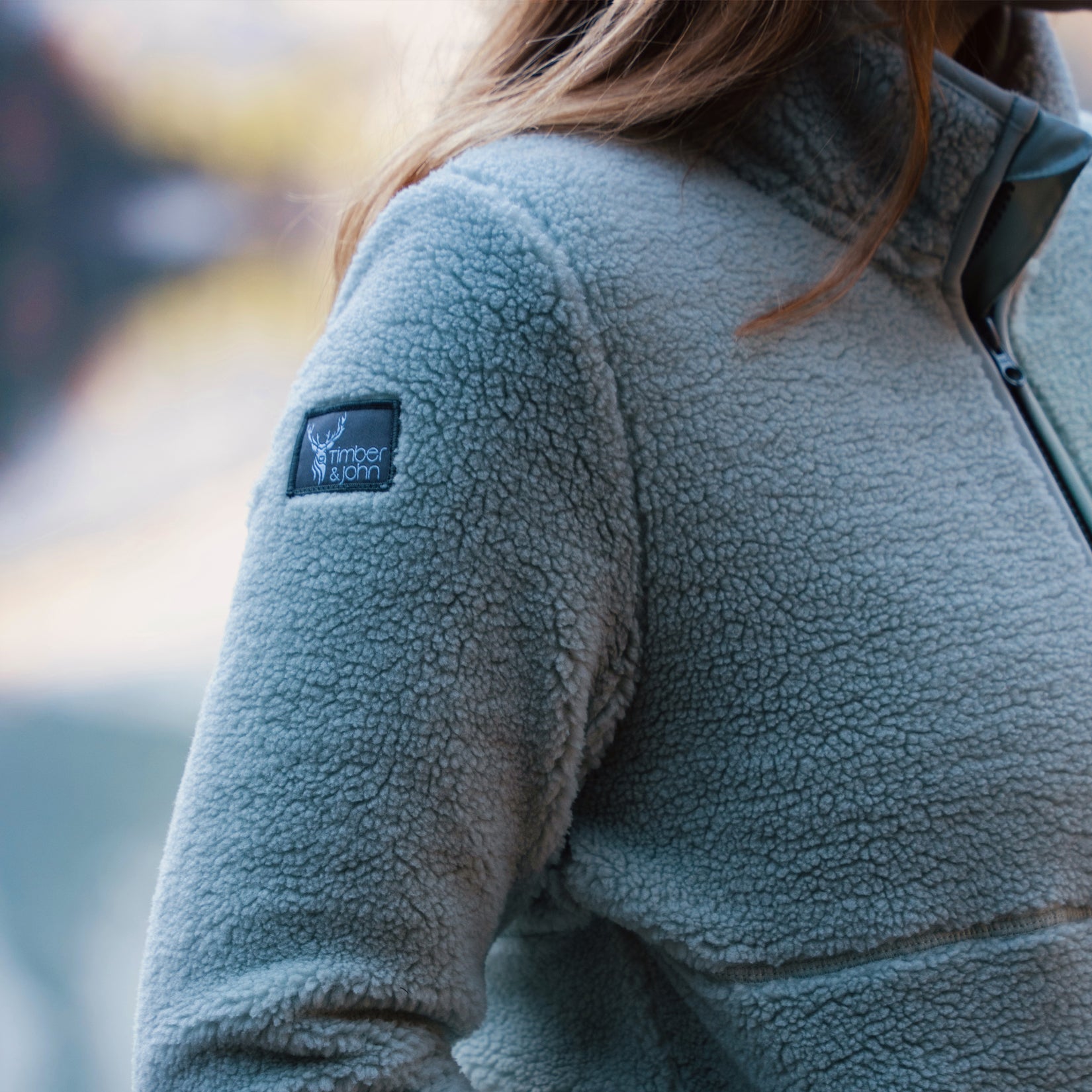 Alperne - fleece jakke mynte - kvinder