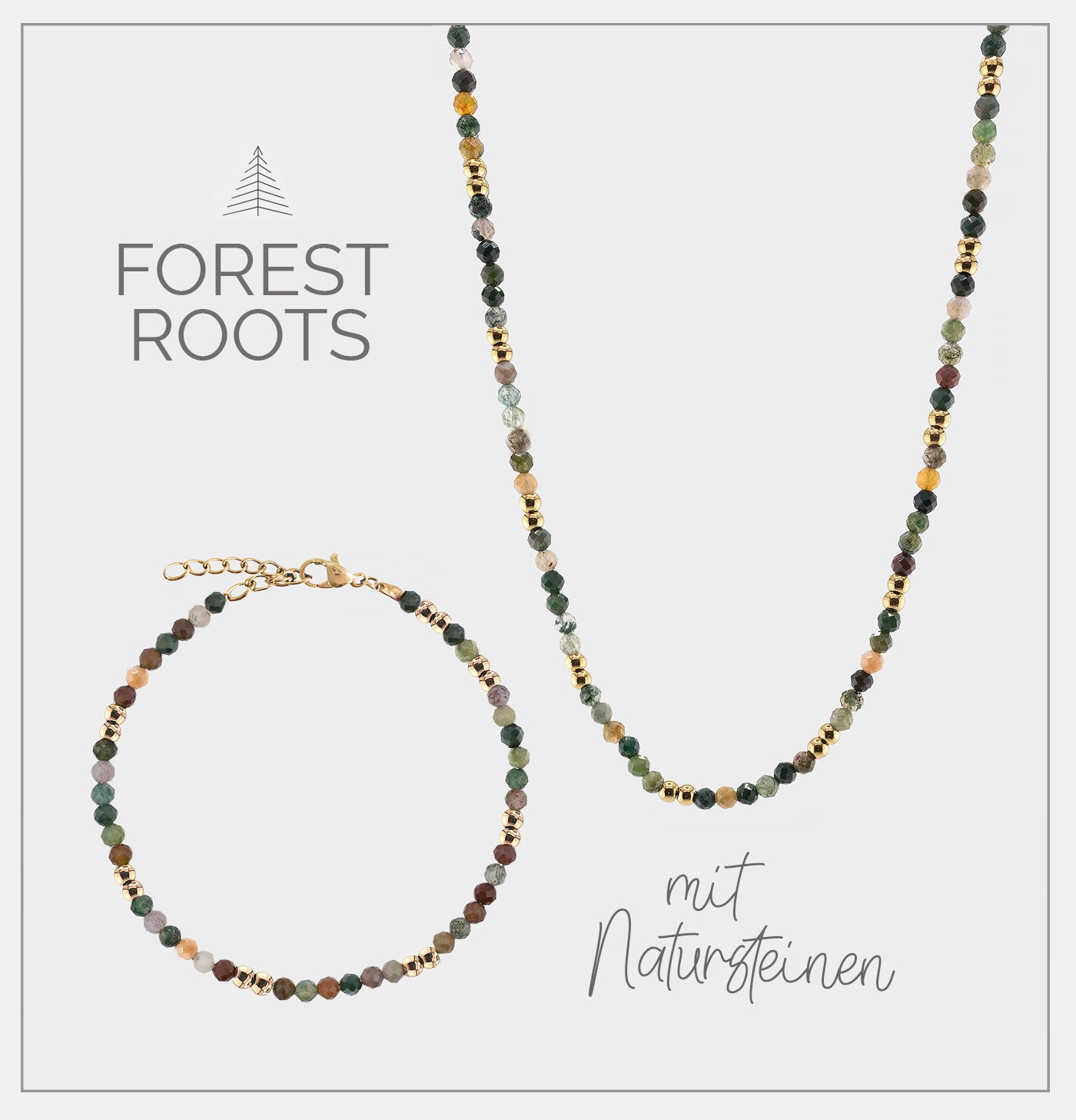 Gavesæt "Forest Roots" | Guld