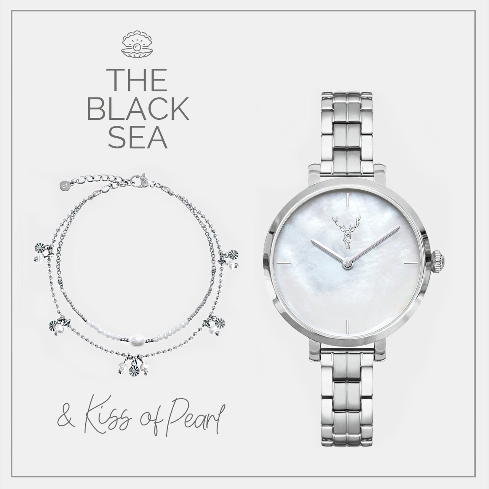 Geschenkset - Black Sea silber