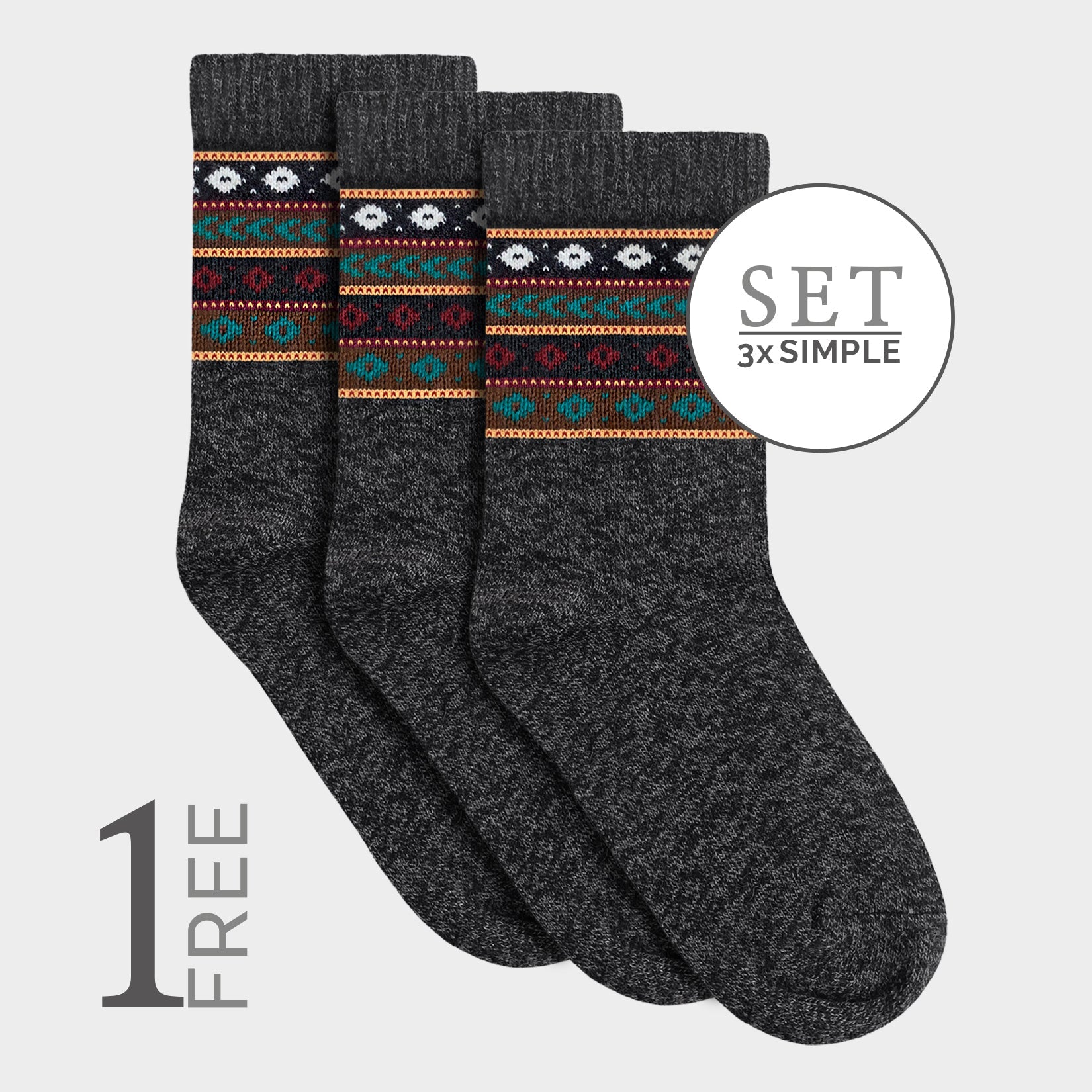 Alpakasocken - 3er Set