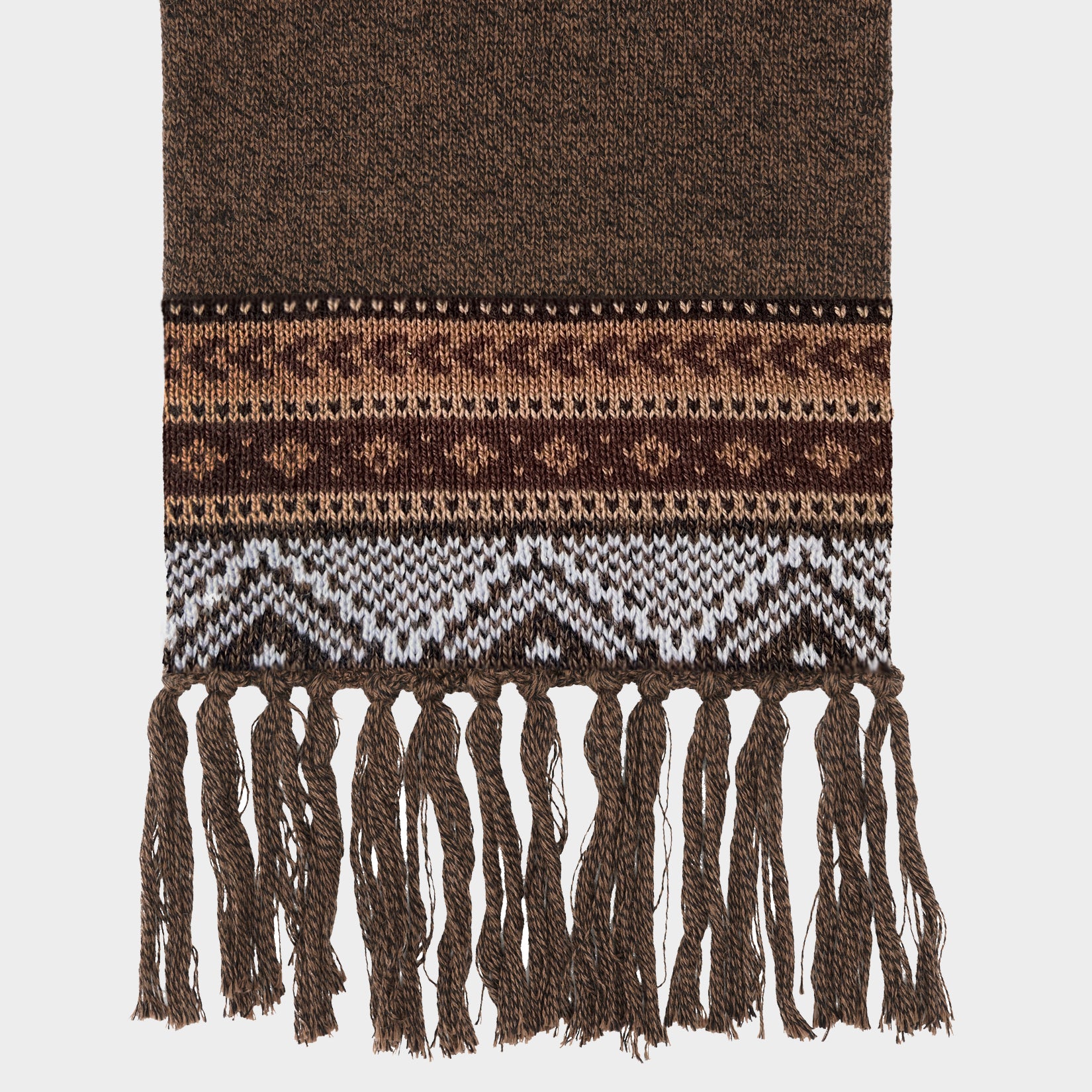 The Woodland - Alpaka Schal Braun - Unisex