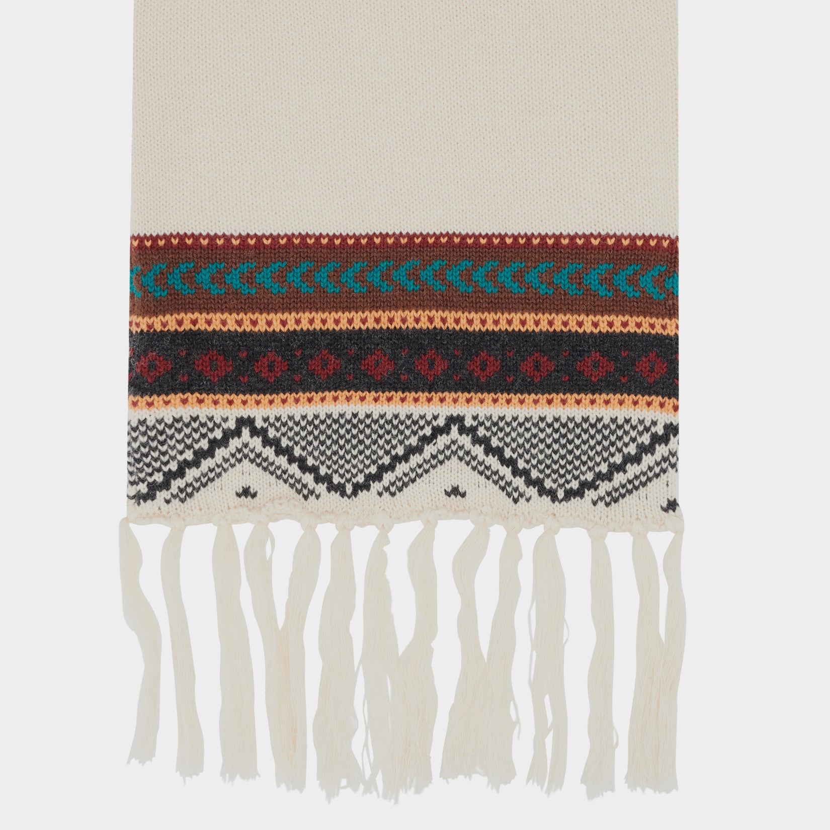 The Woodland - Alpaka Schal Creme - Unisex