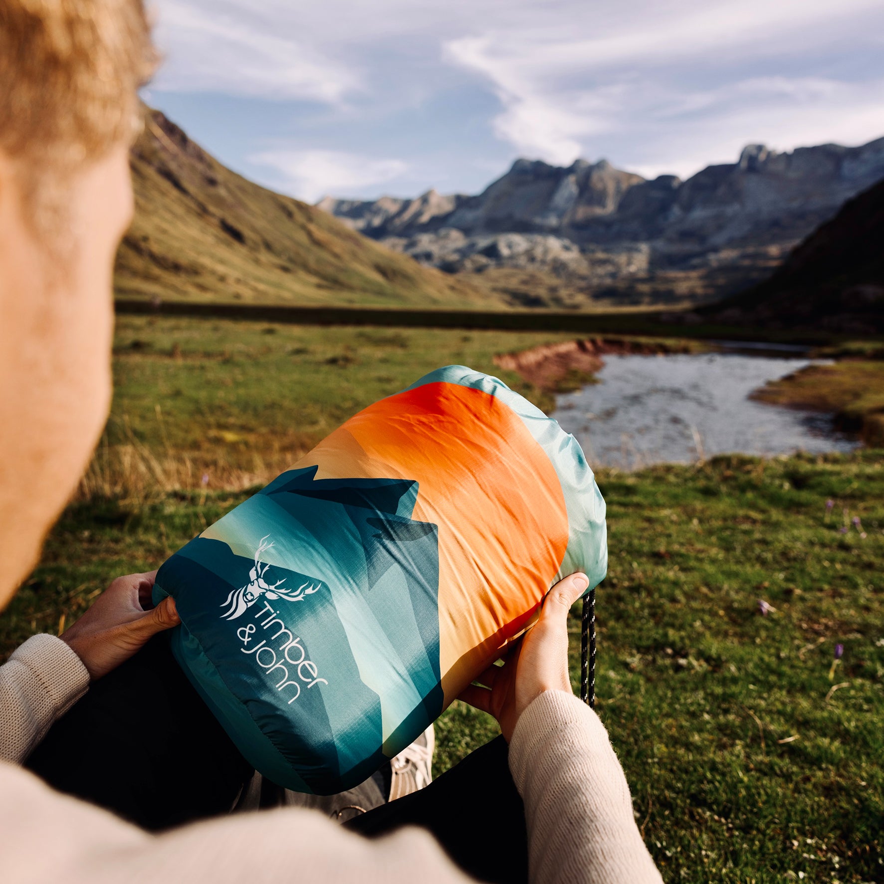 The Adventures - Outdoor Plafond Sherpa Fleece - Peak Sunrise