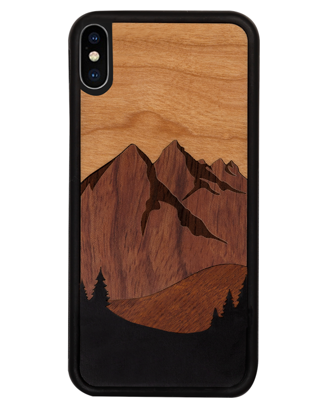 The mountains (from 4 types of wood)