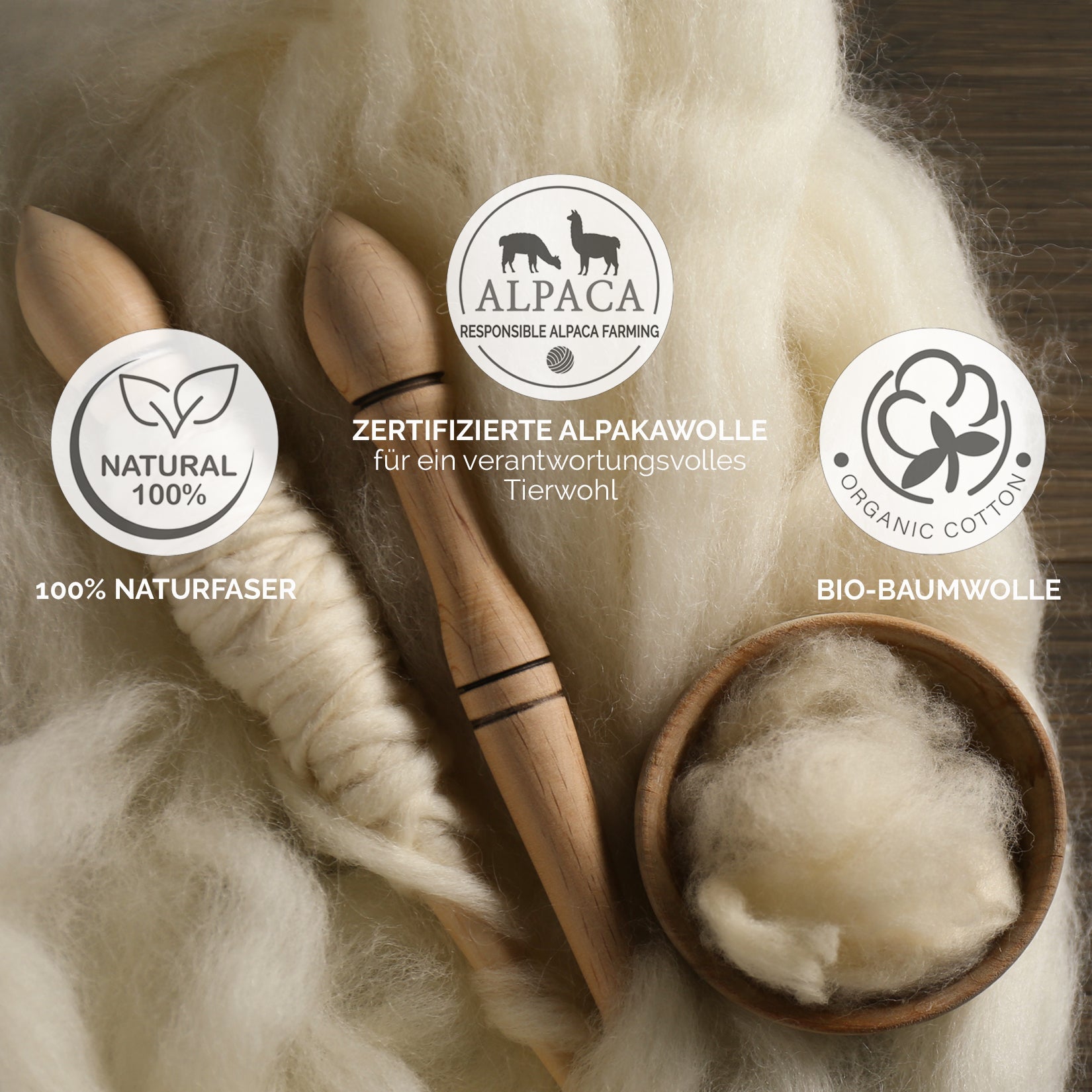 The Woodland - Alpaka Creme - Damen + Mystery-Geschenk