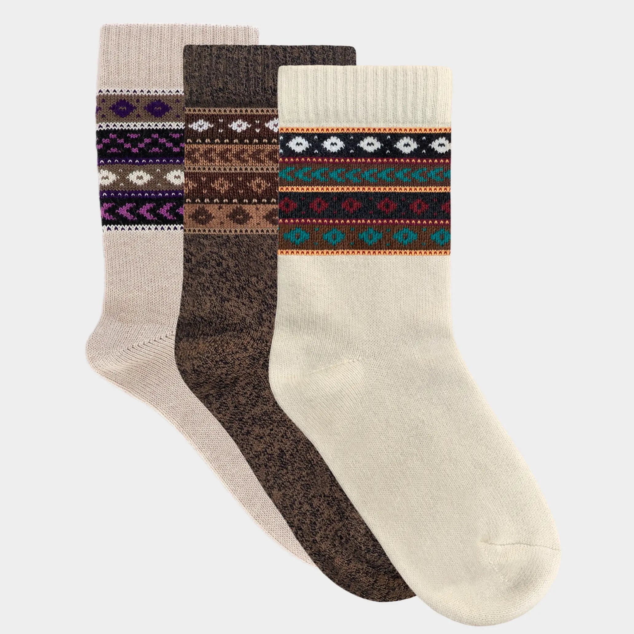 Alpaca socks - Set of 3 