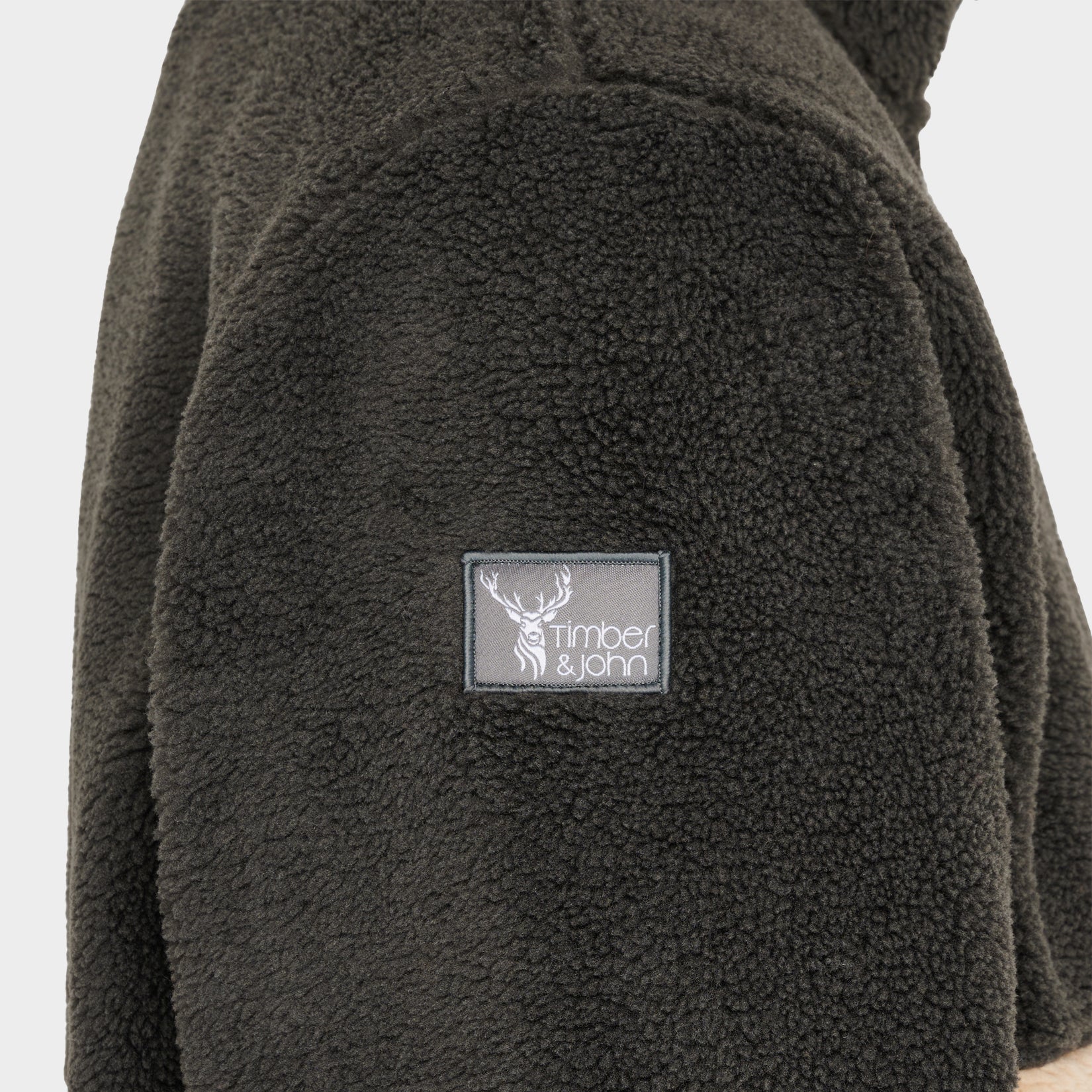 The Alps - Fleecejacke Anthrazit/Creme - Herren + Gratis Wollmütze