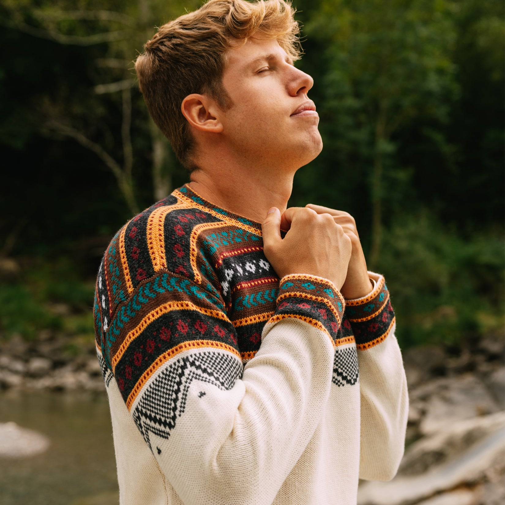 The Woodland - Alpaka Creme - Herren – Timber&John The Woodland - Alpaka Creme - Herren – Timber&John