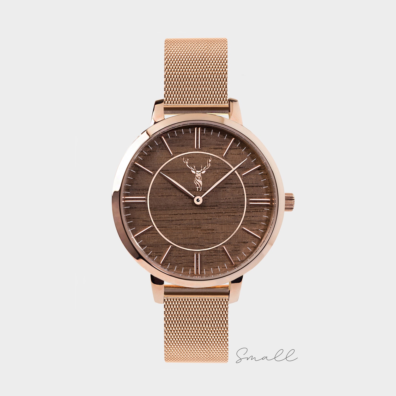 *"Rosé Walnut" Mesh - rose gold*