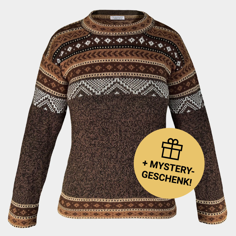 The Woodland - Alpaka Braun - Damen + Mystery-Geschenk