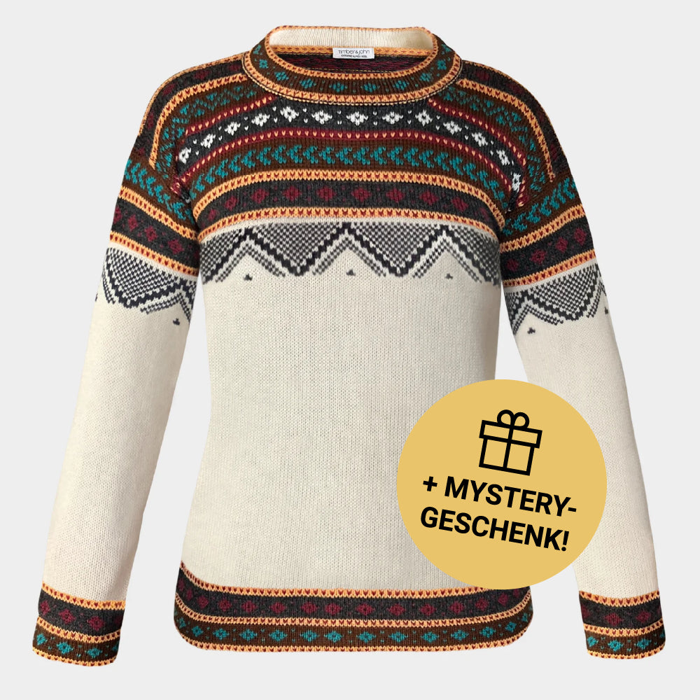 The Woodland - Alpaka Creme - Damen + Mystery-Geschenk