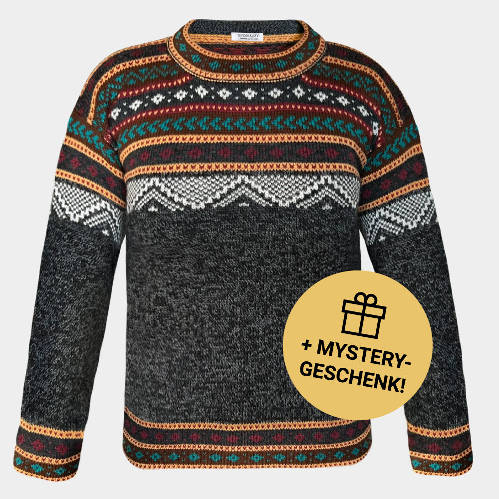 The Woodland - Alpaka Anthrazit - Herren + Mystery-Geschenk