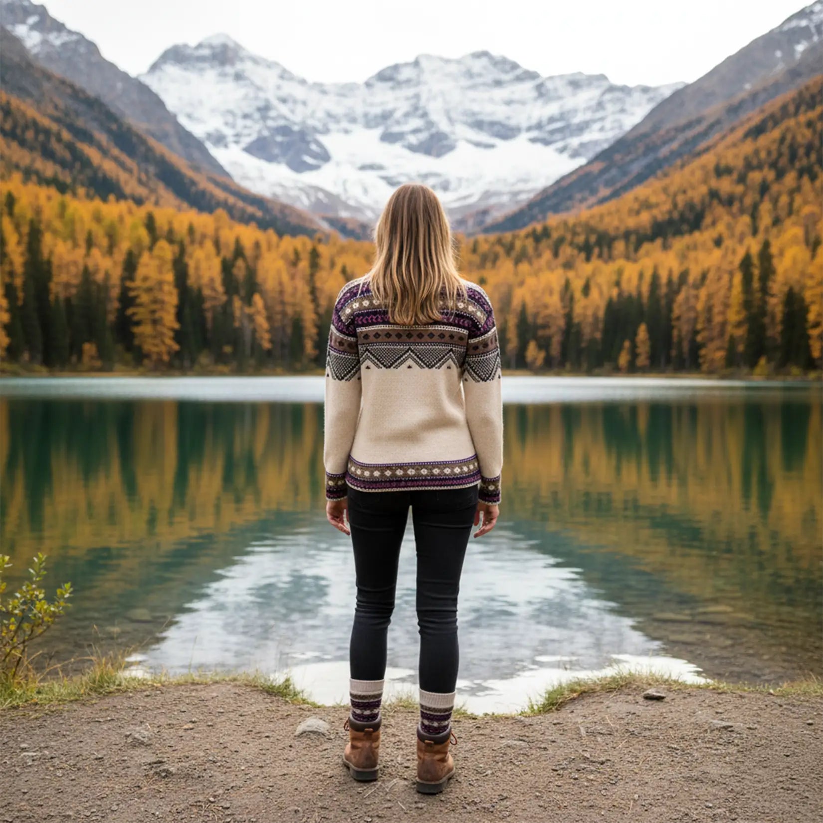 The Woodland - Alpaka Champagne - Damen